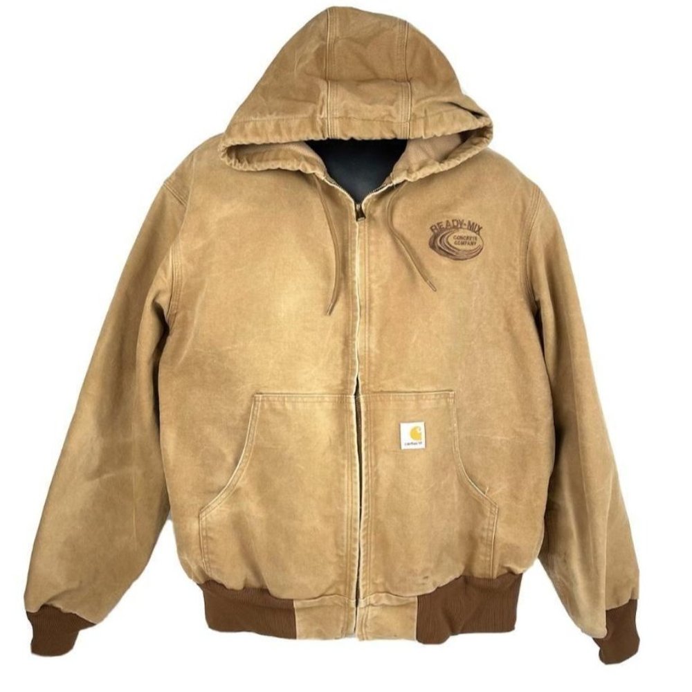 Carhartt Brown Hooded Jacket - Picture 2 of 16